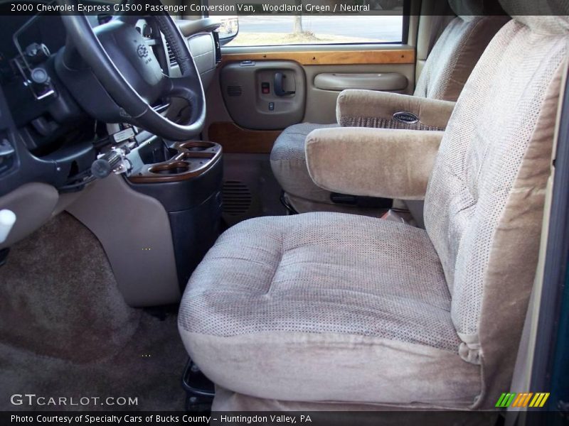 Woodland Green / Neutral 2000 Chevrolet Express G1500 Passenger Conversion Van