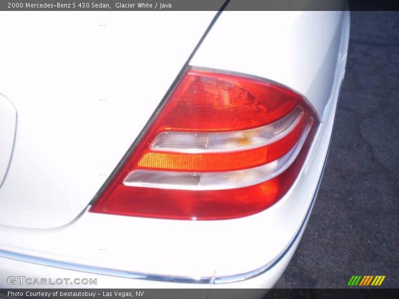 Glacier White / Java 2000 Mercedes-Benz S 430 Sedan