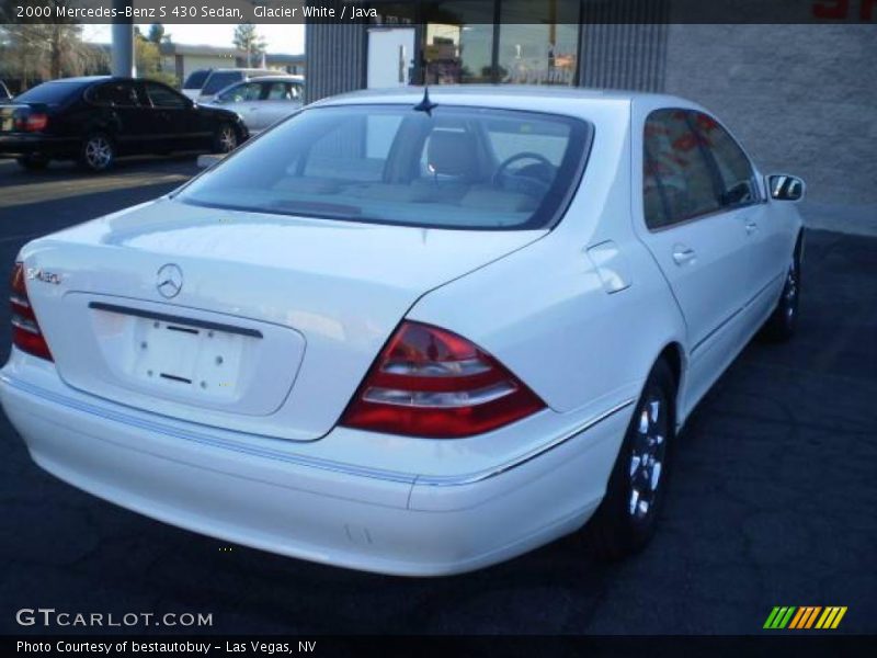 Glacier White / Java 2000 Mercedes-Benz S 430 Sedan