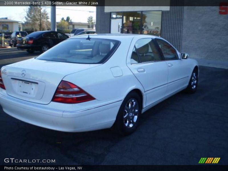 Glacier White / Java 2000 Mercedes-Benz S 430 Sedan