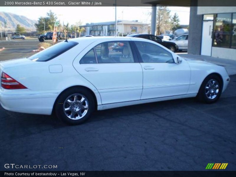 Glacier White / Java 2000 Mercedes-Benz S 430 Sedan
