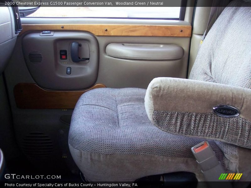 Woodland Green / Neutral 2000 Chevrolet Express G1500 Passenger Conversion Van