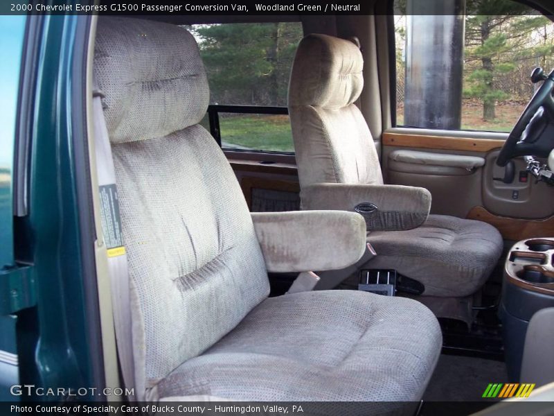 Woodland Green / Neutral 2000 Chevrolet Express G1500 Passenger Conversion Van