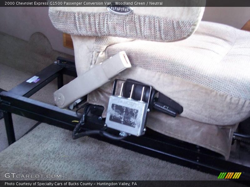 Woodland Green / Neutral 2000 Chevrolet Express G1500 Passenger Conversion Van