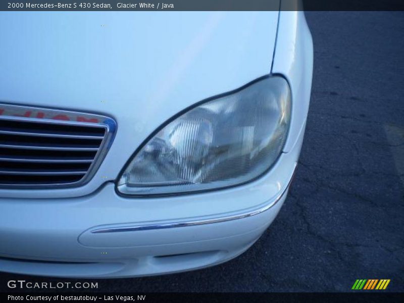 Glacier White / Java 2000 Mercedes-Benz S 430 Sedan