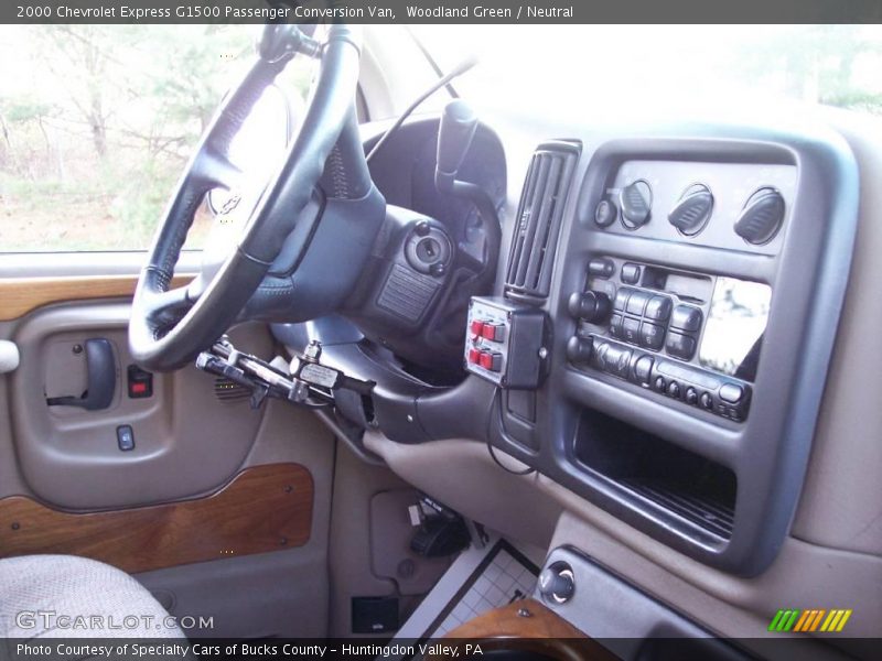 Woodland Green / Neutral 2000 Chevrolet Express G1500 Passenger Conversion Van