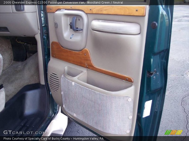 Woodland Green / Neutral 2000 Chevrolet Express G1500 Passenger Conversion Van