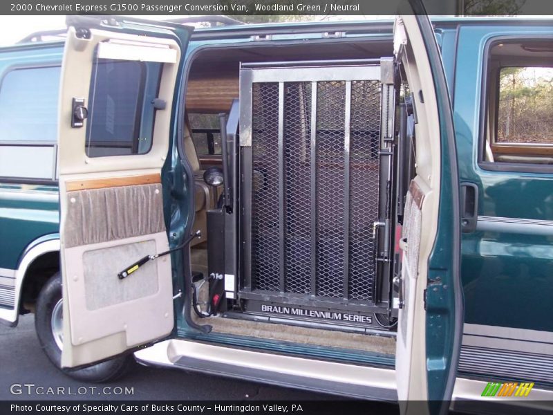 Woodland Green / Neutral 2000 Chevrolet Express G1500 Passenger Conversion Van