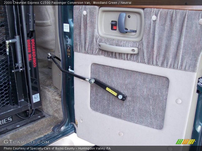 Woodland Green / Neutral 2000 Chevrolet Express G1500 Passenger Conversion Van