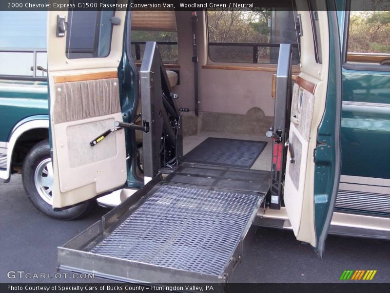 Woodland Green / Neutral 2000 Chevrolet Express G1500 Passenger Conversion Van