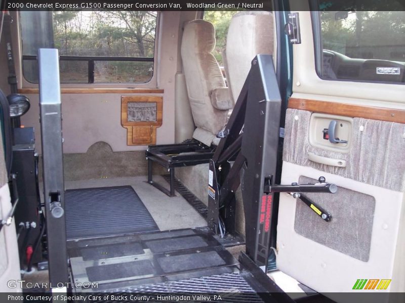 Woodland Green / Neutral 2000 Chevrolet Express G1500 Passenger Conversion Van