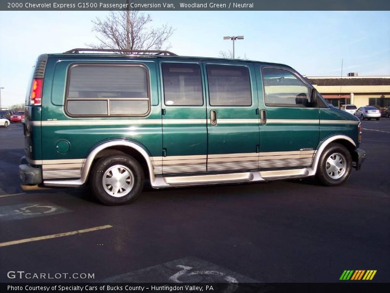 Woodland Green / Neutral 2000 Chevrolet Express G1500 Passenger Conversion Van
