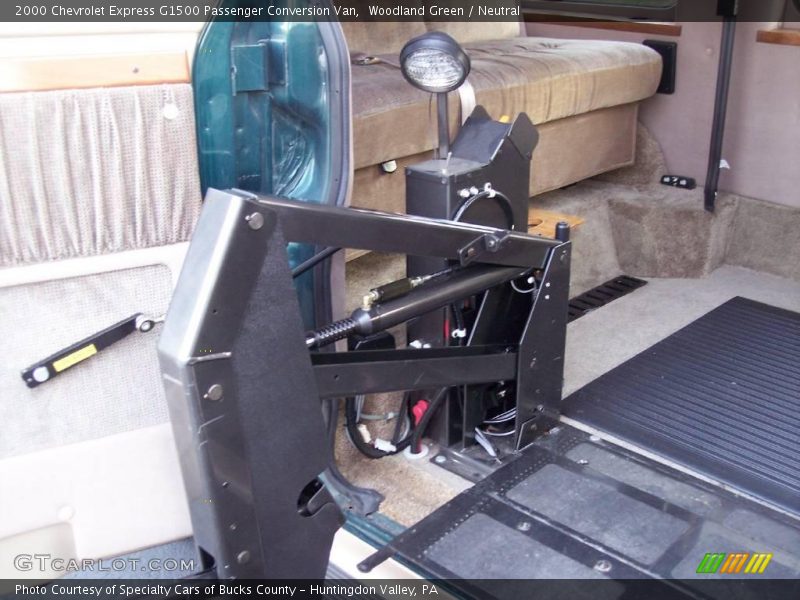 Woodland Green / Neutral 2000 Chevrolet Express G1500 Passenger Conversion Van