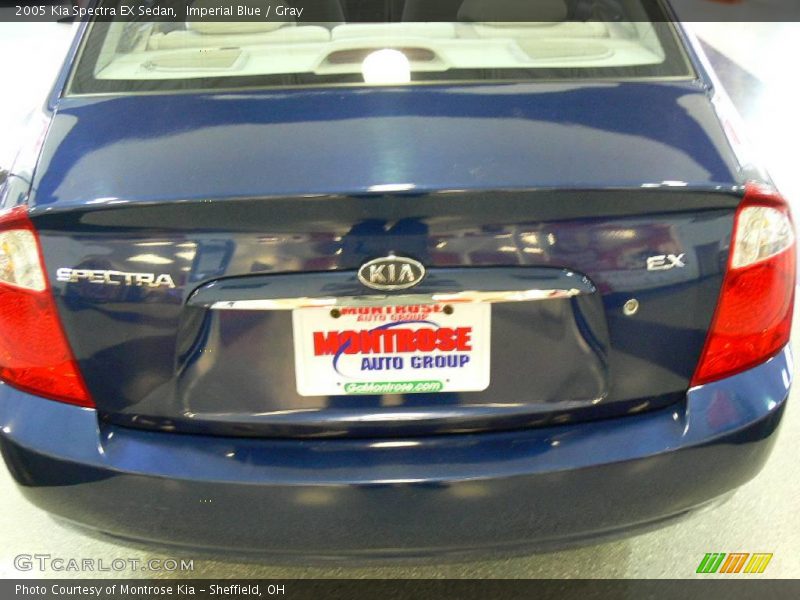 Imperial Blue / Gray 2005 Kia Spectra EX Sedan