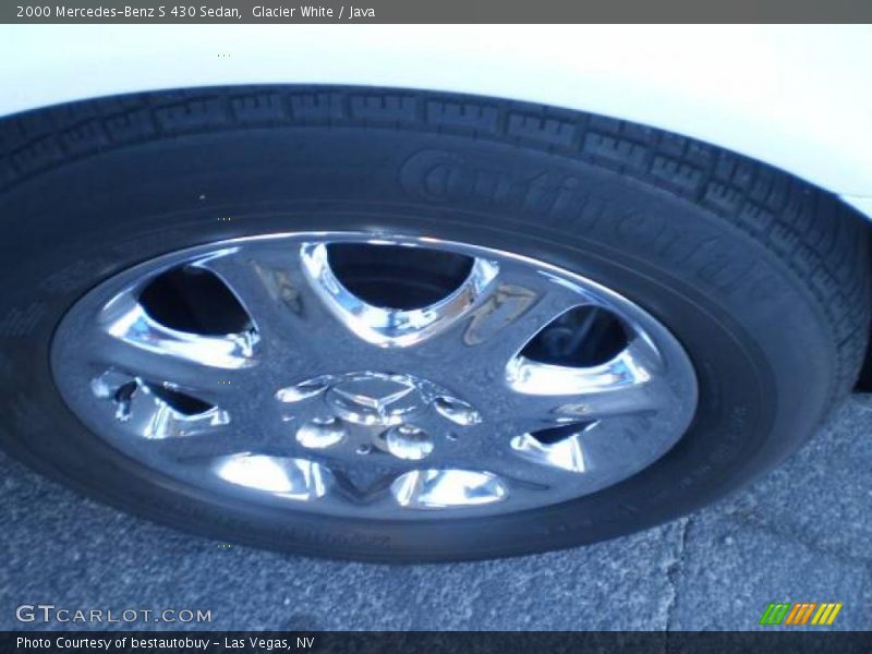 Glacier White / Java 2000 Mercedes-Benz S 430 Sedan
