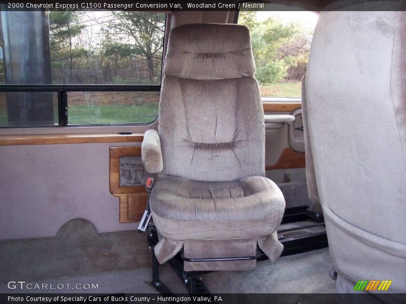 Woodland Green / Neutral 2000 Chevrolet Express G1500 Passenger Conversion Van