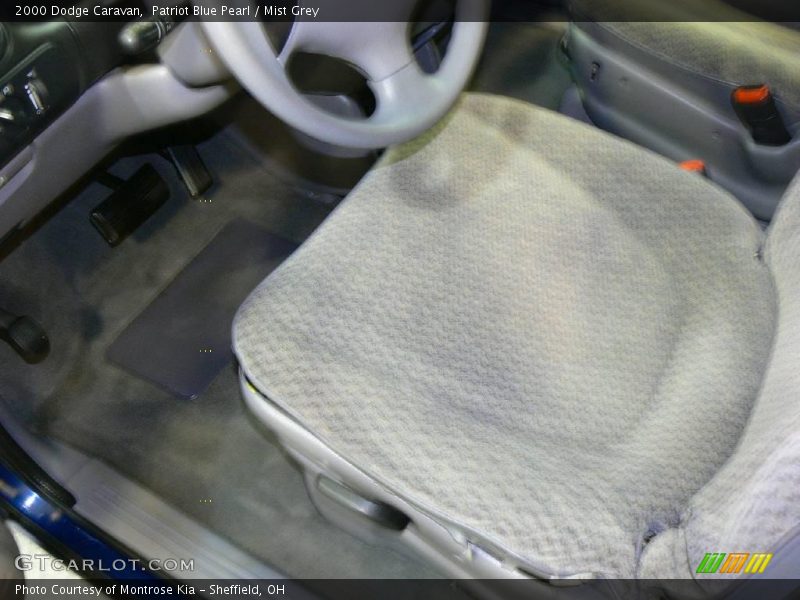 Patriot Blue Pearl / Mist Grey 2000 Dodge Caravan