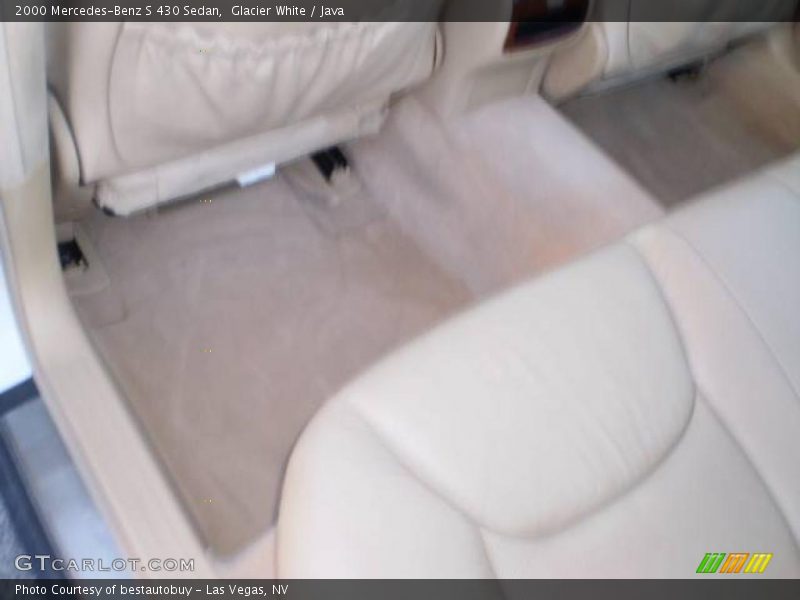 Glacier White / Java 2000 Mercedes-Benz S 430 Sedan