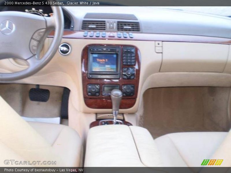 Glacier White / Java 2000 Mercedes-Benz S 430 Sedan