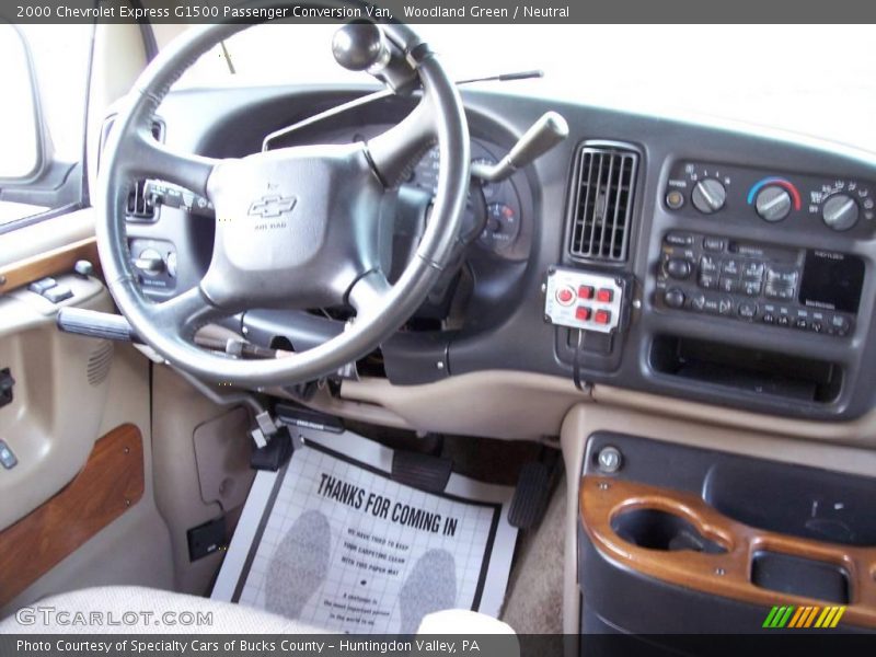 Woodland Green / Neutral 2000 Chevrolet Express G1500 Passenger Conversion Van