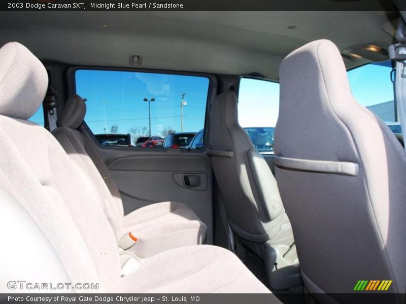 Midnight Blue Pearl / Sandstone 2003 Dodge Caravan SXT