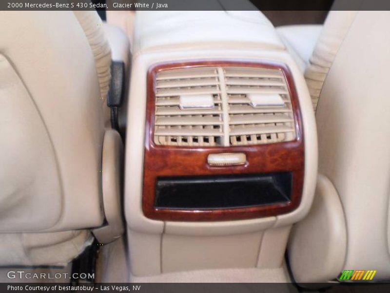 Glacier White / Java 2000 Mercedes-Benz S 430 Sedan