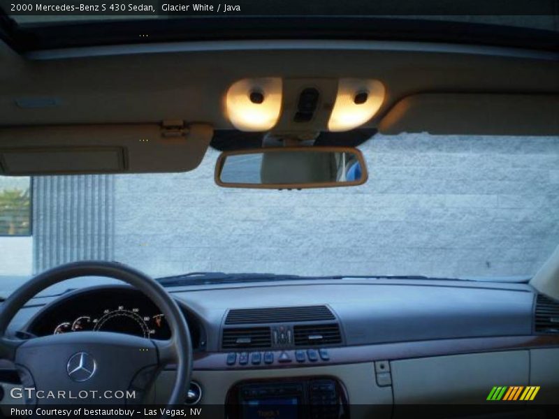 Glacier White / Java 2000 Mercedes-Benz S 430 Sedan