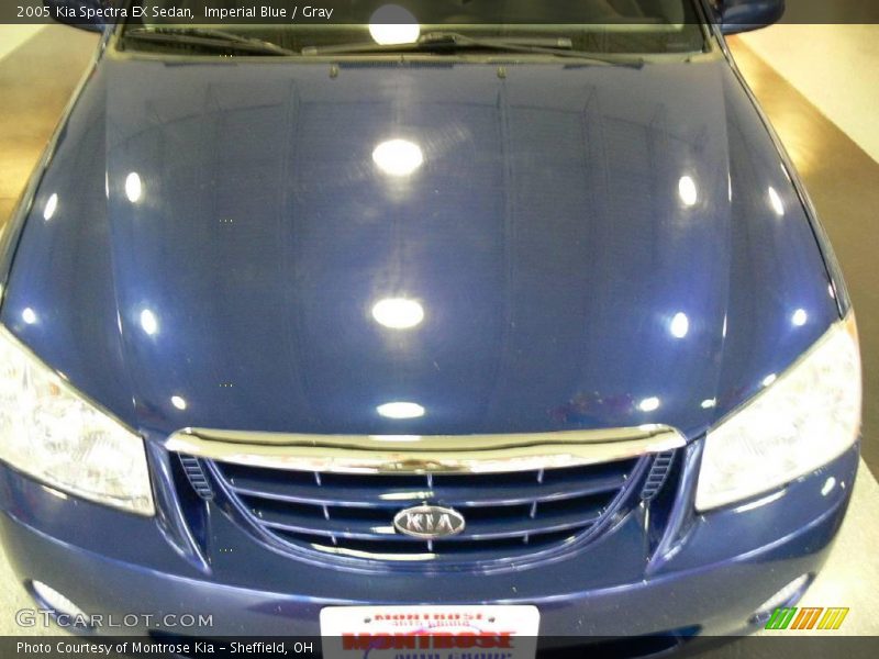 Imperial Blue / Gray 2005 Kia Spectra EX Sedan