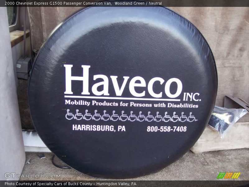 Woodland Green / Neutral 2000 Chevrolet Express G1500 Passenger Conversion Van
