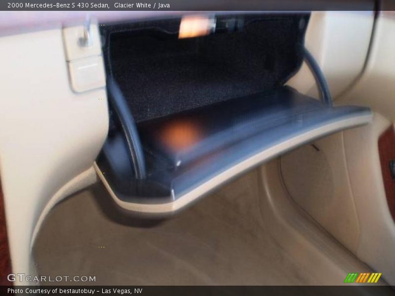 Glacier White / Java 2000 Mercedes-Benz S 430 Sedan