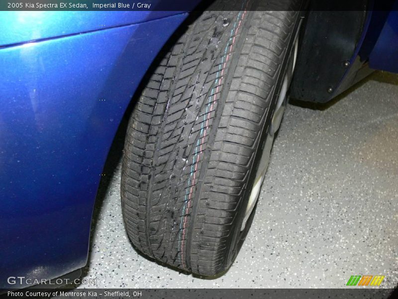 Imperial Blue / Gray 2005 Kia Spectra EX Sedan