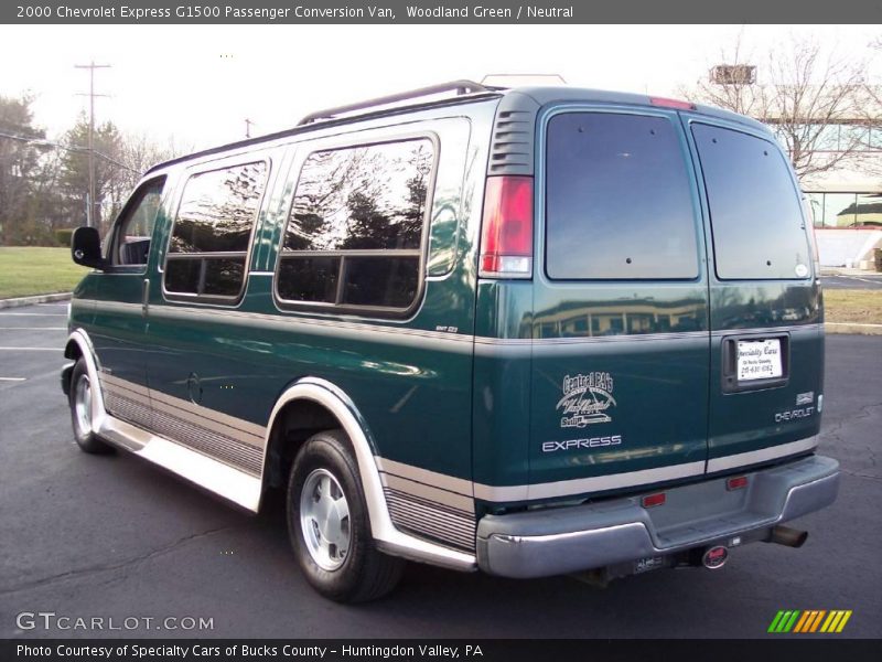 Woodland Green / Neutral 2000 Chevrolet Express G1500 Passenger Conversion Van