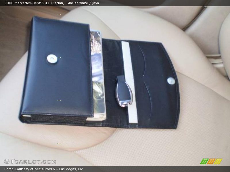 Glacier White / Java 2000 Mercedes-Benz S 430 Sedan