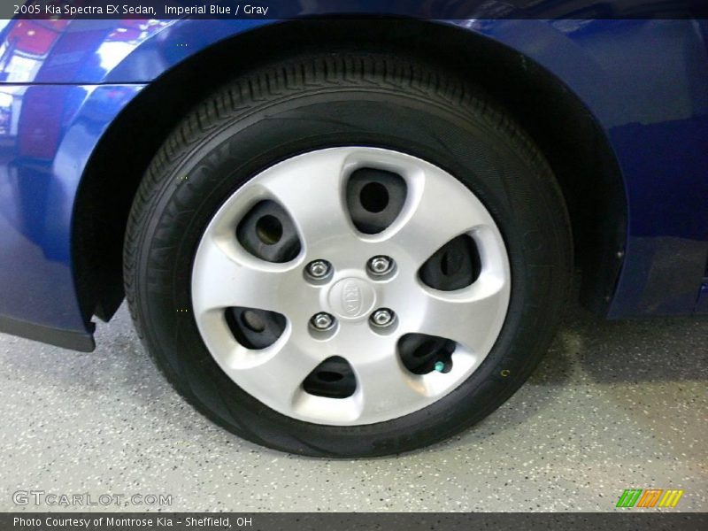 Imperial Blue / Gray 2005 Kia Spectra EX Sedan