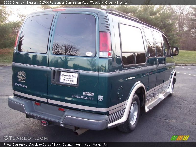 Woodland Green / Neutral 2000 Chevrolet Express G1500 Passenger Conversion Van