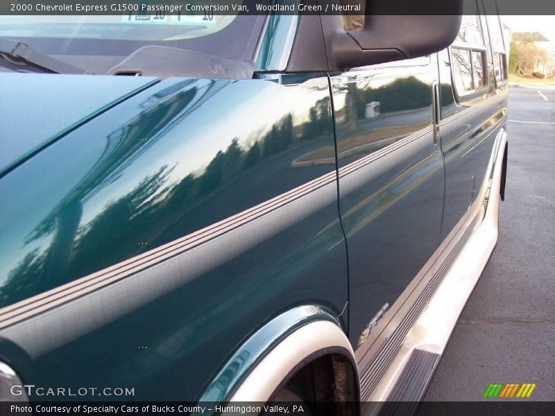 Woodland Green / Neutral 2000 Chevrolet Express G1500 Passenger Conversion Van