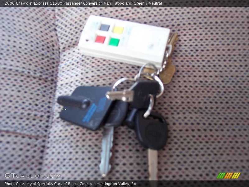 Woodland Green / Neutral 2000 Chevrolet Express G1500 Passenger Conversion Van