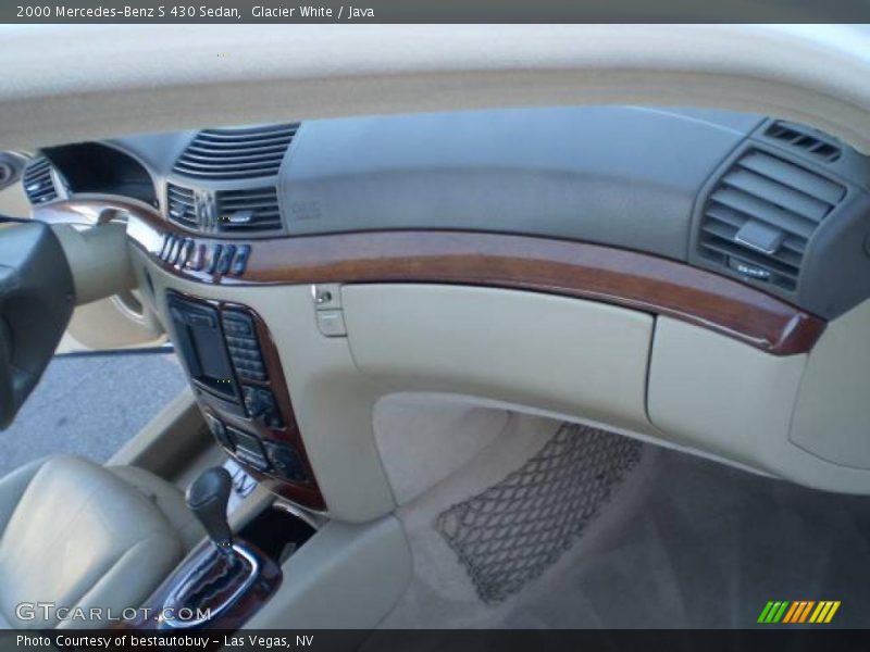 Glacier White / Java 2000 Mercedes-Benz S 430 Sedan