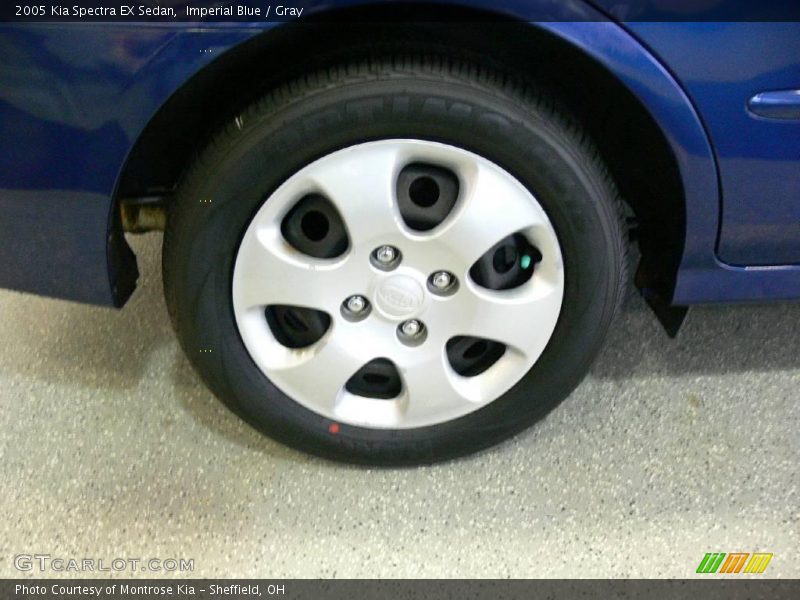 Imperial Blue / Gray 2005 Kia Spectra EX Sedan