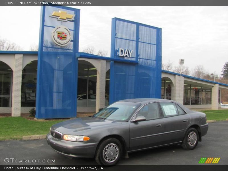 Steelmist Metallic / Gray 2005 Buick Century Sedan
