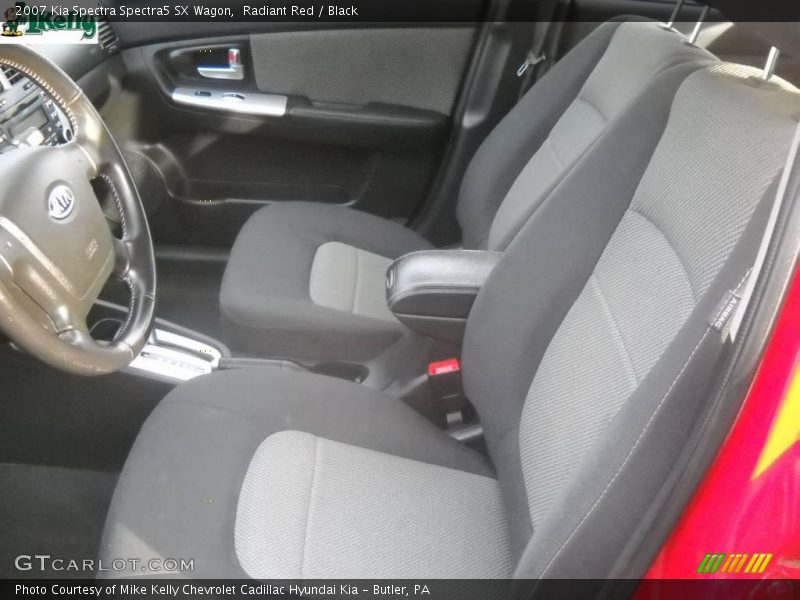 Radiant Red / Black 2007 Kia Spectra Spectra5 SX Wagon