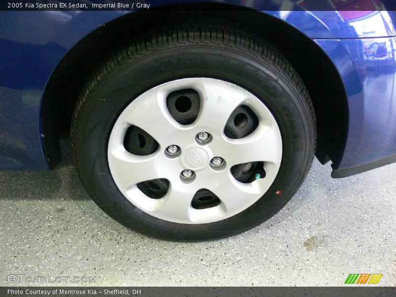 Imperial Blue / Gray 2005 Kia Spectra EX Sedan