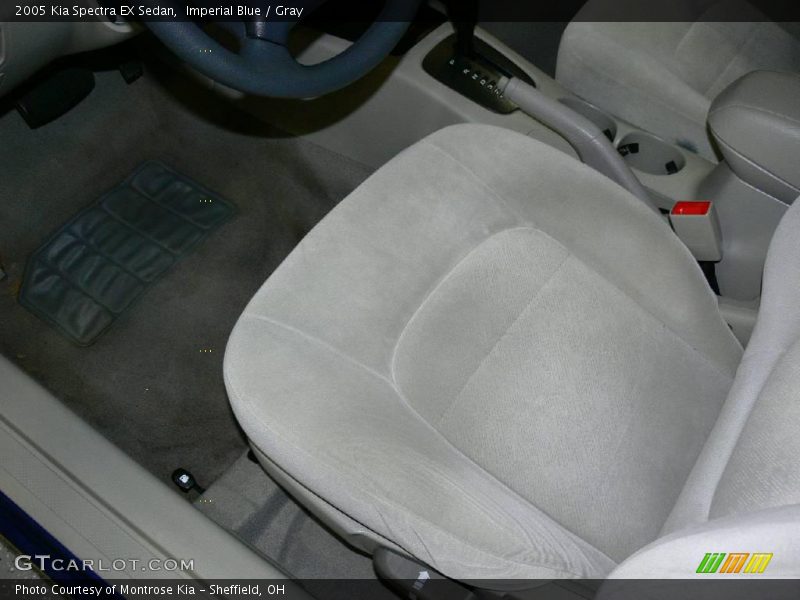 Imperial Blue / Gray 2005 Kia Spectra EX Sedan
