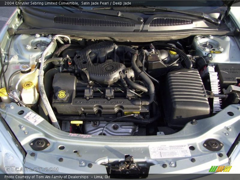 Satin Jade Pearl / Deep Jade 2004 Chrysler Sebring Limited Convertible