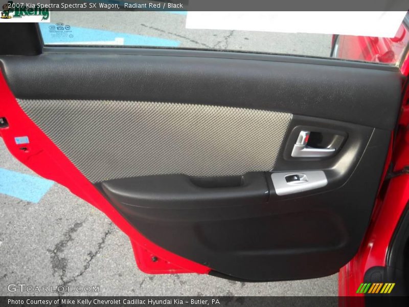 Radiant Red / Black 2007 Kia Spectra Spectra5 SX Wagon