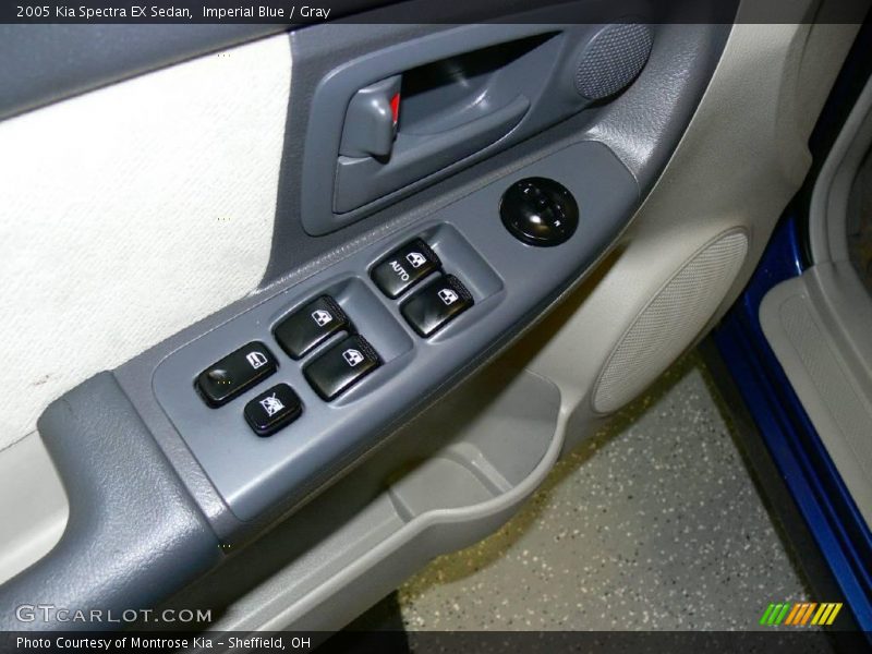 Imperial Blue / Gray 2005 Kia Spectra EX Sedan