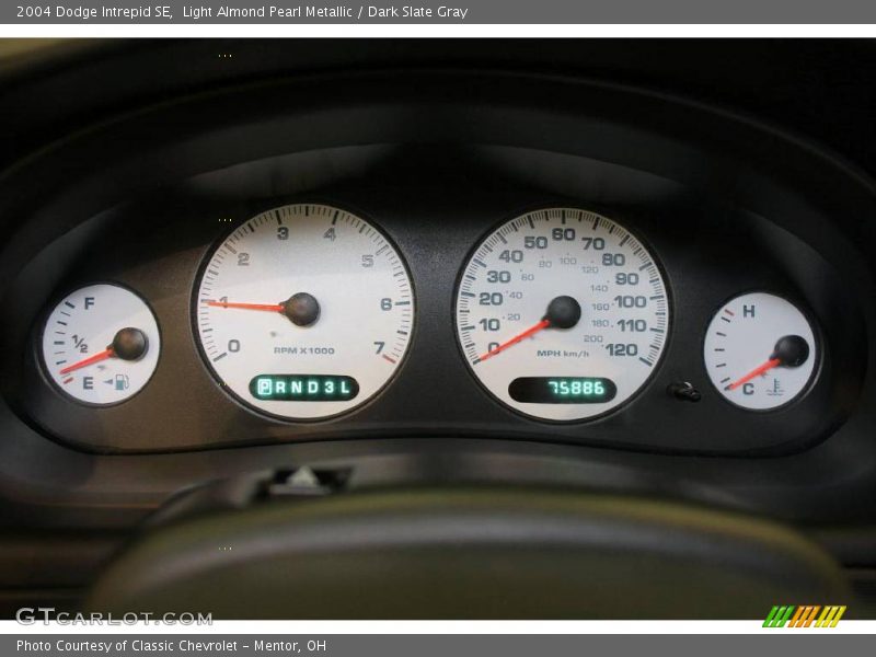 Light Almond Pearl Metallic / Dark Slate Gray 2004 Dodge Intrepid SE