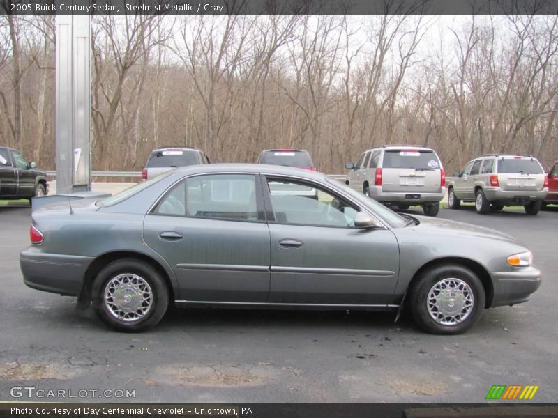 Steelmist Metallic / Gray 2005 Buick Century Sedan