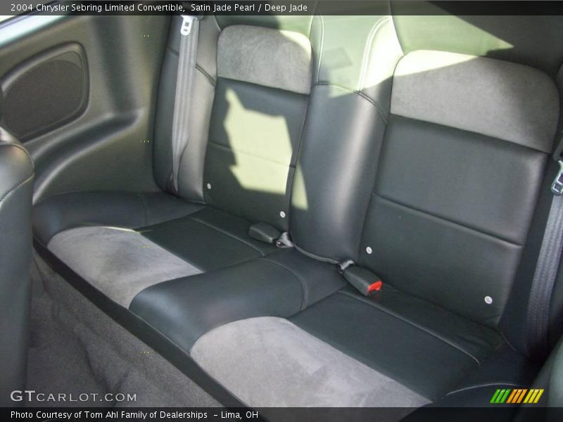 Satin Jade Pearl / Deep Jade 2004 Chrysler Sebring Limited Convertible