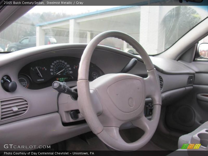 Steelmist Metallic / Gray 2005 Buick Century Sedan